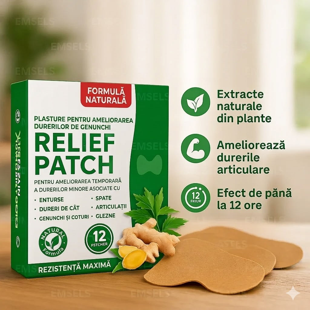 Set plasturi pentru durere genunchi