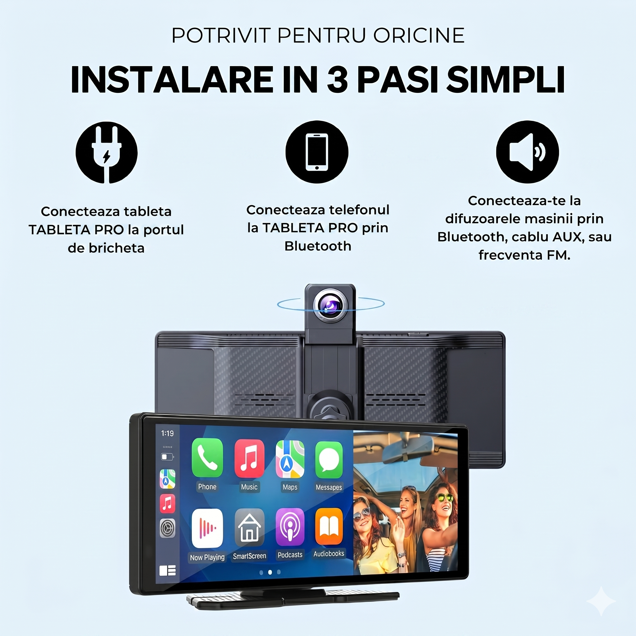Car navigation + 4K Dash Camera